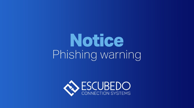 Phishing notice
