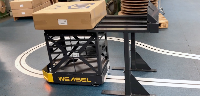 The new Escubedo headquarters will boast Weasel® automated guided vehicles (AGVs) by SSI Schaefer 