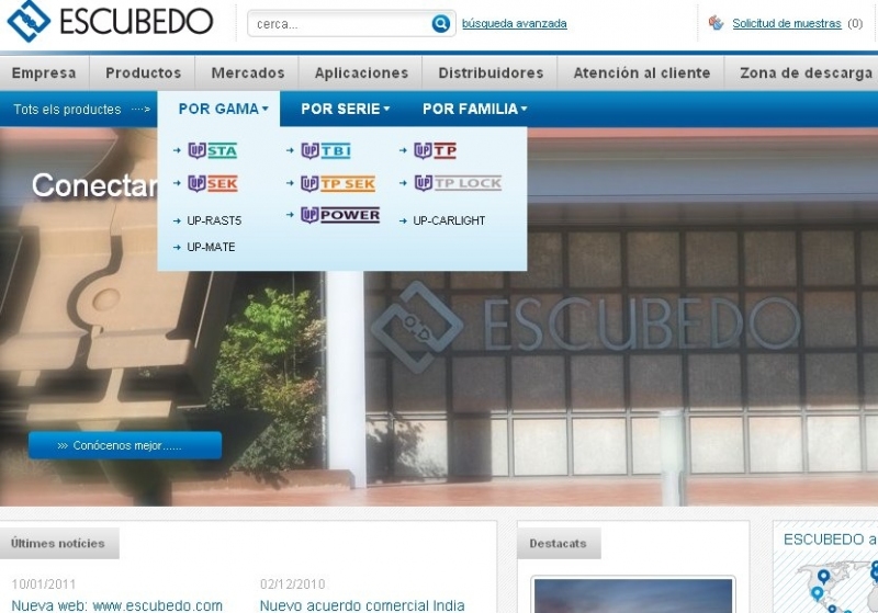 New website: www.escubedo.com
